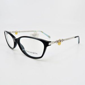 Tiffany & Co. TF 2063 8001 Black/Azure/Locks Women's New /Glasses.